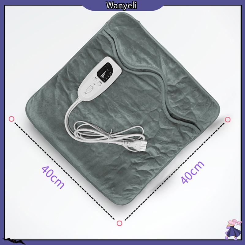 Product Introduction of Wanyeli| 1 Set Electric Foot Heater Foot Warm Slippers Fast Heating Soft Plush Heating Foot Heater for Home Office 0