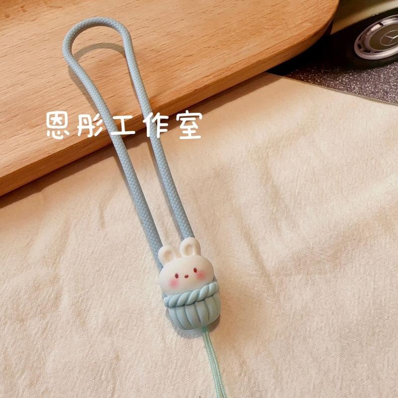 Dây Treo Sáng Tạo, Dây Chống Mất, Dây Ngắn Silicon, Dây Treo Chìa Khóa Đĩa U Silicon, Dây Treo, Dây Cầm Tay 7