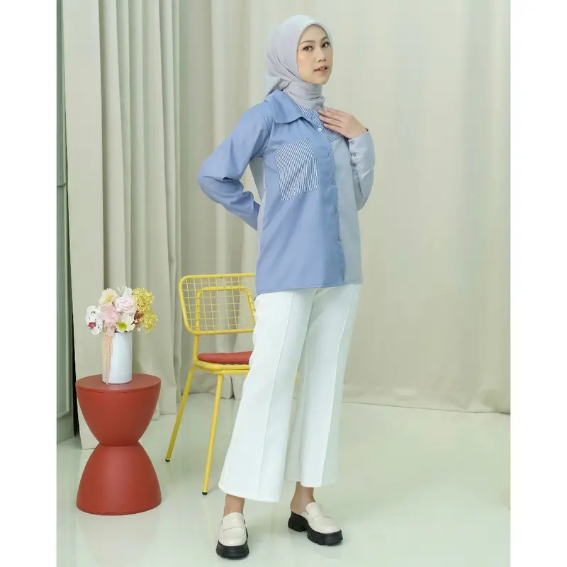 Dya id - Yunna Stripe Top Blouse atasan Wanita 6