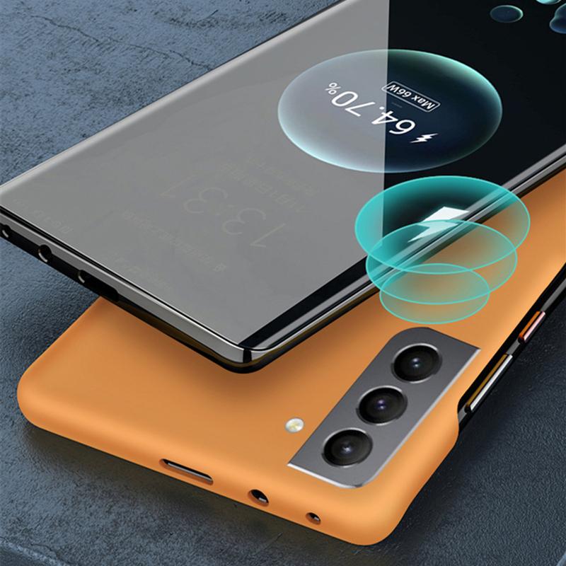 Ốp Điện Thoại, Dành Cho Samsung Galaxy S21 S22 S23 S24 S25 Ultra Plus Fe, Thời Trang, Siêu Mỏng, Mờ Không Khung, PC Cứng, Chống Sốc, Ốp Lưng Bảo Vệ Silicon Phụ Kiện 4