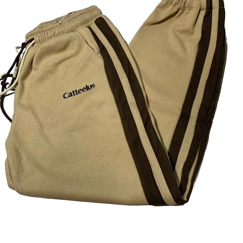 Quần jogger phối viền chất vải len tăm Thoải mái Catteelus Sport 0