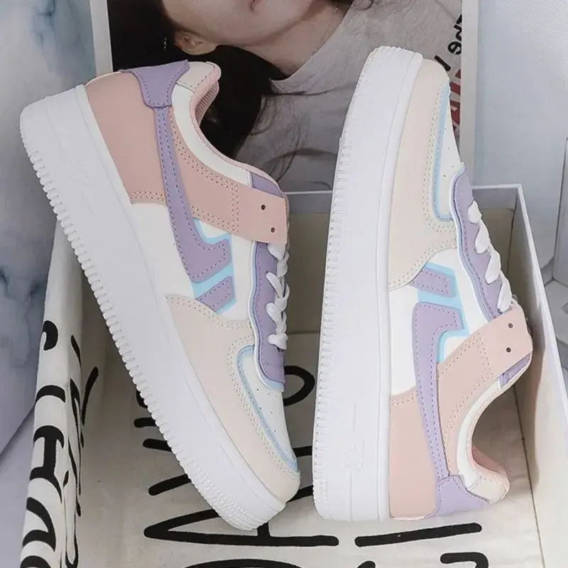 Promo Sepatu Kets Sneakers Wanita Fashion Sepatu Wanita Korea New Elvira Casual Karet Shoes Sport