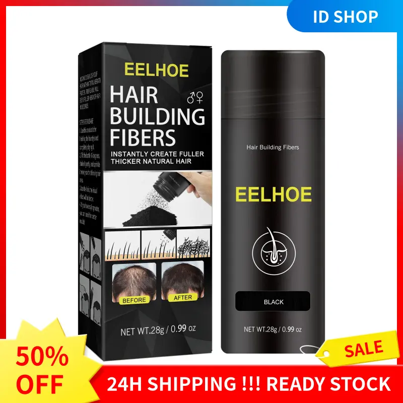 EELHOE Bedak Serat Rambut Concealer Garis Rambut Tebal Bedak - Shop ...