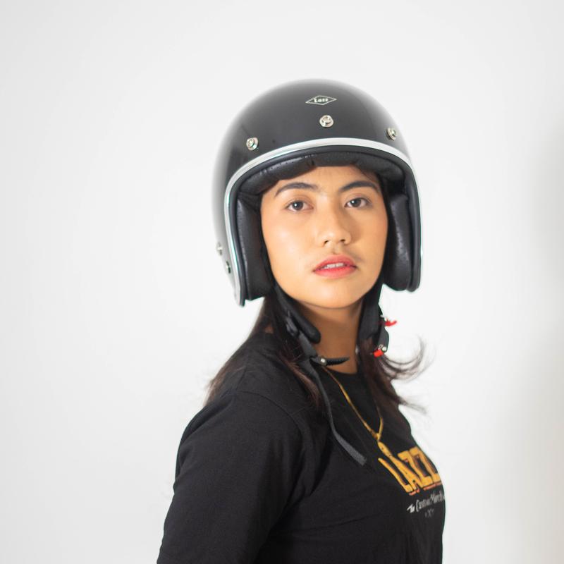 helm lazz retro classic wanita pria original 4