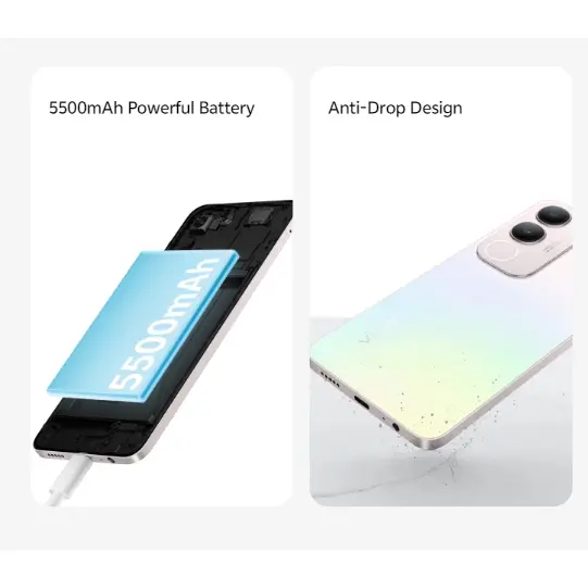NEW VIVO Y19s PRO 6+6/128 NEW ORIGINAL Resmi 12 Bulan [Military Grade] Hp Terbaru 6000 mAh Baterai Bluetooth Camera 50Mp Speakers Layar 6.68 Inch Handphone Chipset 3