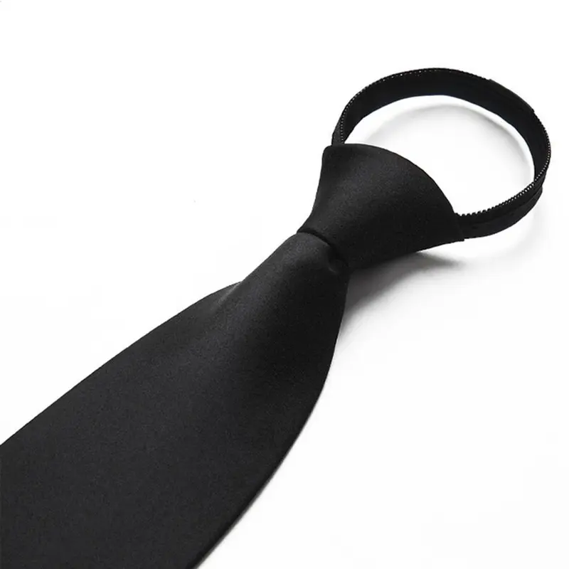 Cà Vạt Có Khóa Kéo, 8cm, Phong Cách, Unisex, Thích Hợp Cho Sinh Viên, Nơ Có Khóa Kéo, Loại Thiết Yếu Lười Biếng, Kéo Dễ Dàng, T0J1 5
