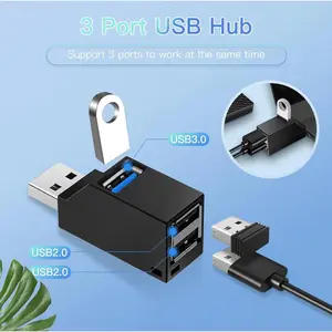 Unitek Mini Super Speed USB Splitter 3.0 Hub Transmission Portable 3 Port - Y-2153