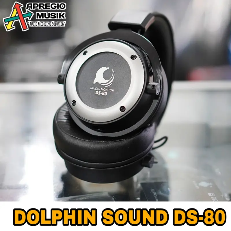 Dolphin Sound DS 80 DS80 Headphone Flat Studio Monitor 3
