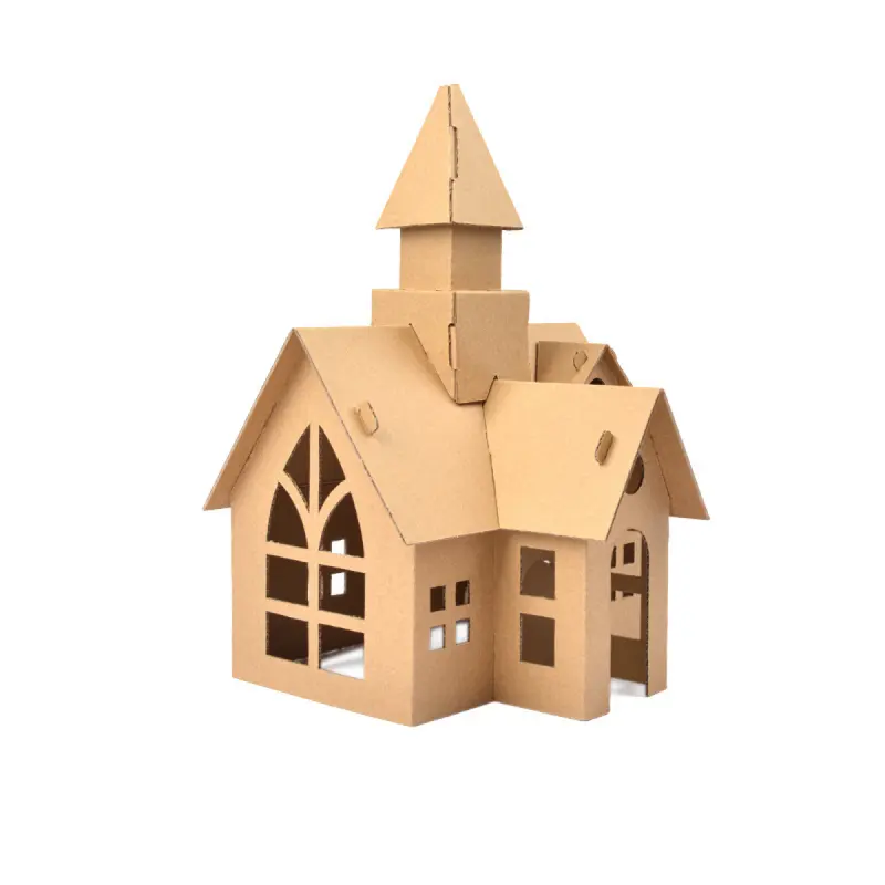 Christmas DIY Cookie House Kit for Kids – Glowing Lights, Creative Handicraft Decoration Set, Perfect for Preschool Gifts 4