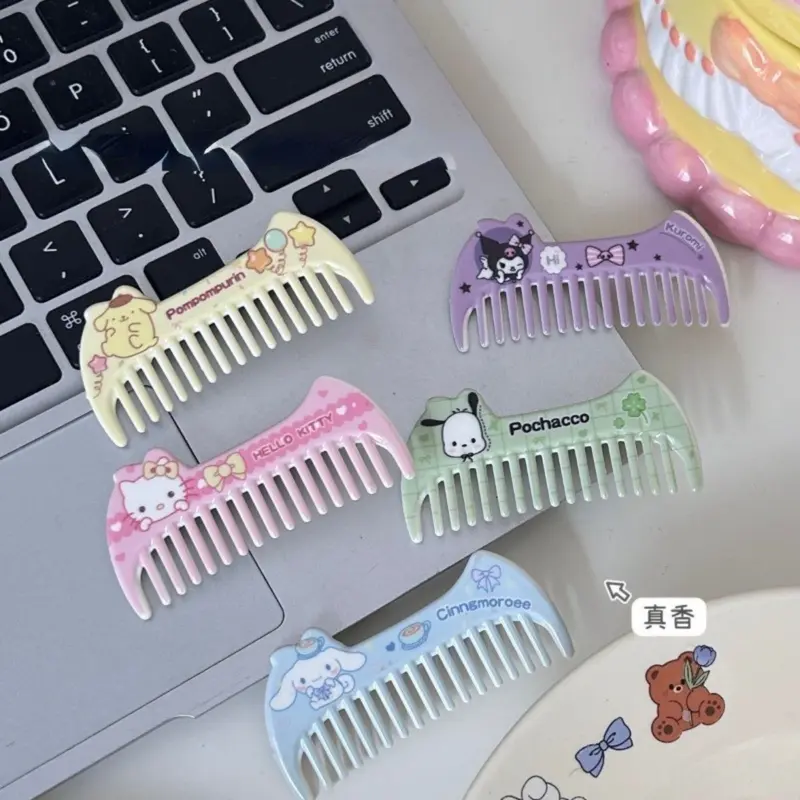 Kẹp Tóc Lược Kuromi, Thiết Kế Cinnamoroll Và Kitty Dễ Thương, Dành Cho Trẻ Em, Kẹp Tóc Hoạt Hình, Kẹp Tóc Trẻ Em, Thời Trang, Phong Cách Cô Gái Hàn Quốc, Phụ Kiện Tóc Cho Bé Gái 1