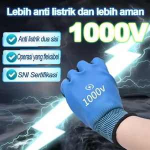 Sarung Tangan Listrik Anti Setrum Class 1000V Sarung Tangan Karet Latex Insulasi Gloves Sarung tangan tukang listrik Sarung Tangan Listrik Anti Setrum Class1000v Sarung Tangan Karet Latex Insulasi Gloves kacamata safety beningkacamata las listrik