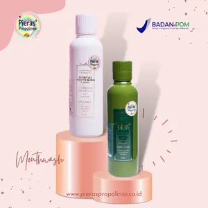 Pieras Propolinse Bundling Whitening Matcha 600ML Moutwash Paket Obat Kumur Pemutih Gigi