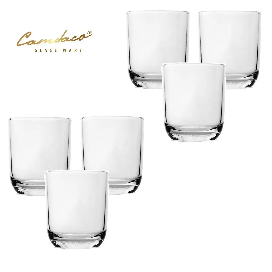Bộ 6 Ly Thủy Tinh Bầu Lùn Uống Trà Đá 225ml – Cẩm Đạt