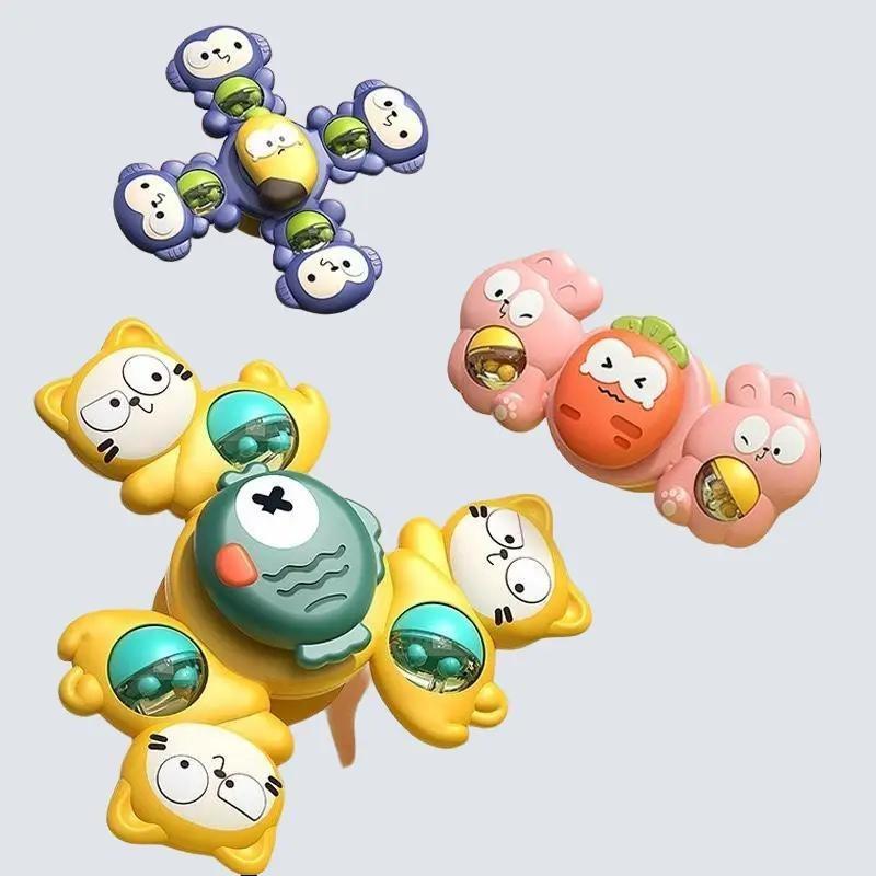  Combo 3 Đồ Chơi  con quay spinner hình con vật dễ thương dính tường chong chóng quay vui nhộn an toàn cho bé dochoi chobeyeu 