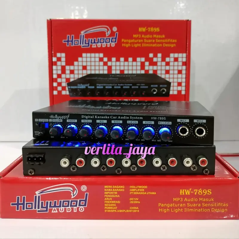 parametrik equalizer HOLLYWOODS HW-7989S karaoke 0