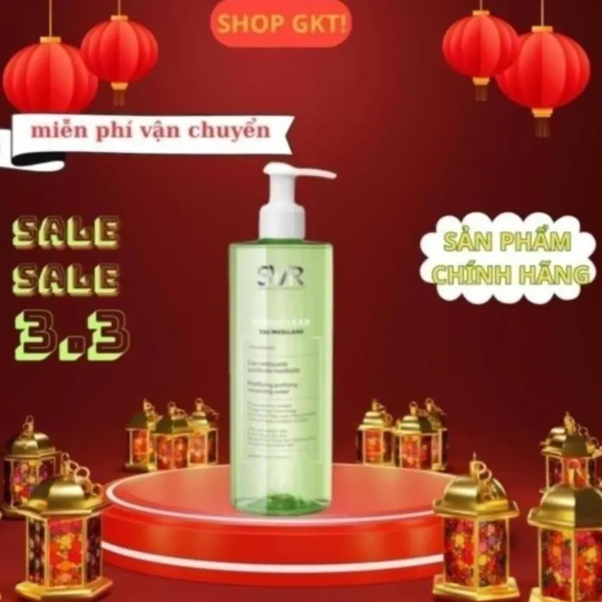 Svr sữa rửa mặt dành cho da dầu mụn, nhạy.Sữa rửa mặt SVR Sebiaclear 400ml dành cho da dầu mụn, nhạy cảm Nữ Women Skincare