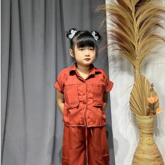 BSK - Felly Oversize Crop Top / Atasan Anak Perempuan / Crop Anak Perempuan 1