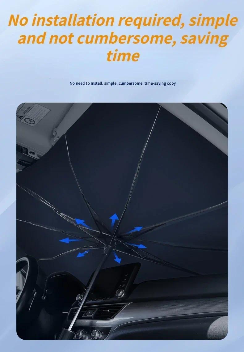 Product Introduction of For Car Windshield Sunshade Umbrella Mazda Axela CX-30 CX-30 EV CX-50 CX-5 CX-90 CX-3 CX-5 CX-9 CX-4 CX-8 Car Front Shading Car Exterior Sunshades Accessories 6