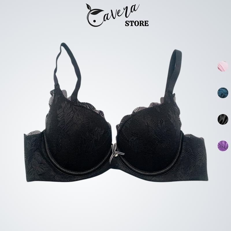Áo ngực ren nâng đỡ ngực, Áo lót ren có gọng siêu nâng siu đẩy, tạo khe, mút ép cotton mặc mềm và êm A7321 Bra Nữ Tua Rua Women