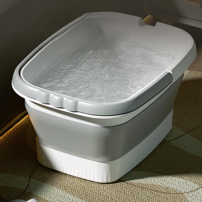 Product Introduction of Foldable Foot Bath Bucket for Home Use, Thickened and Insulated, New Portable Foot Soaking Basin for Calves, Health Foot Bath Massage Basin 3