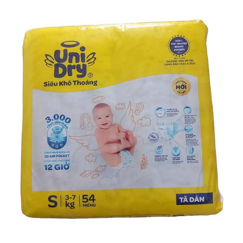 TÃ DÁN UNIDRY MỚI SIZE S54 M46 L40 Cho Bé