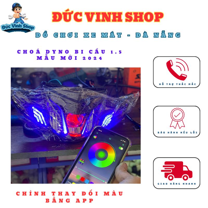 Choá Đèn Dyno Bi Cầu Mẫu Mới 2025 Cho Xe Máy