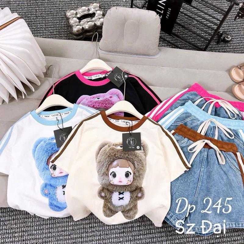 [DP KIDS]M3 Bộ jean 8-25kg phối áo Baby Three siêu xinh cho bé gái