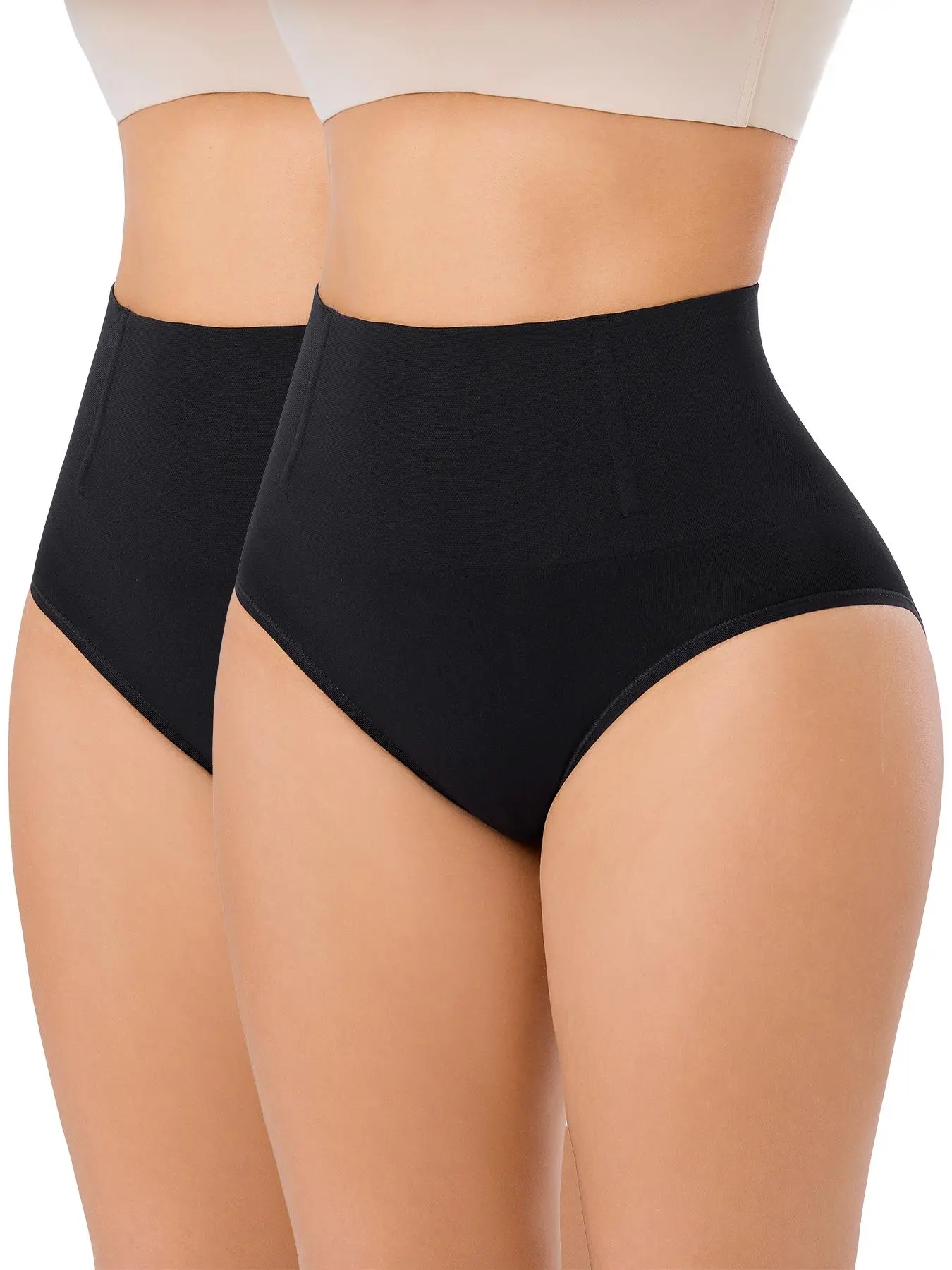 Women's Solid High Waist Shapewear Panty, Casual Tummy Control Shapewear Knicker, Women's Shapewear Underwear for Daily Wear