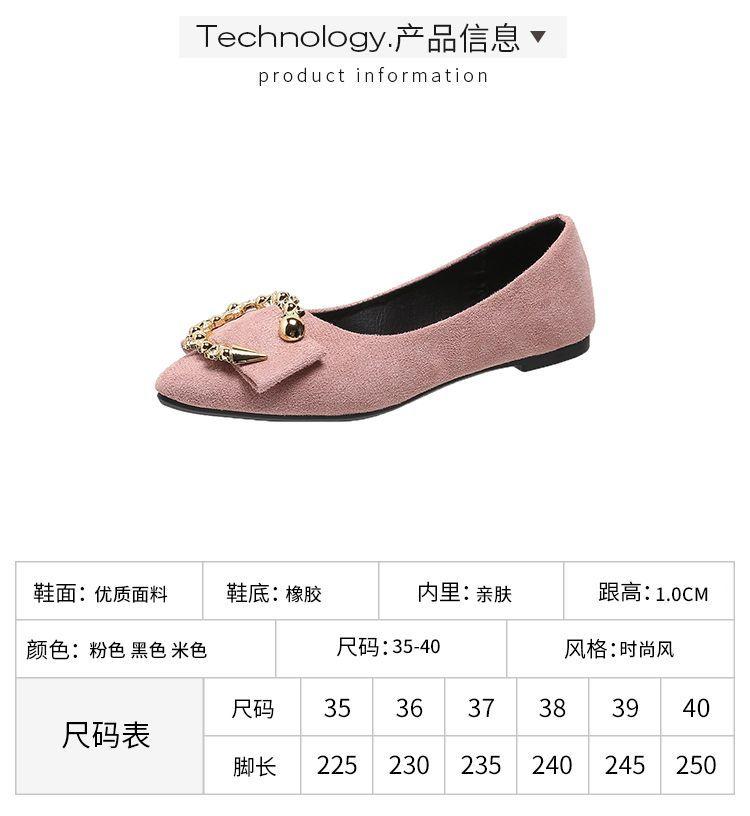 Product Introduction of Giày Đế Bằng, Linh Hoạt, Nữ, Cắt Thấp, Mũi Nhọn, Đế Mềm, Gommino, Thích Hợp Cho Tất Cả Các Mùa, Hàng Mới Về Mùa Thu, Người Có Ảnh Hưởng Trực Tuyến, Giày Cao Gót, 2022 / 24 6
