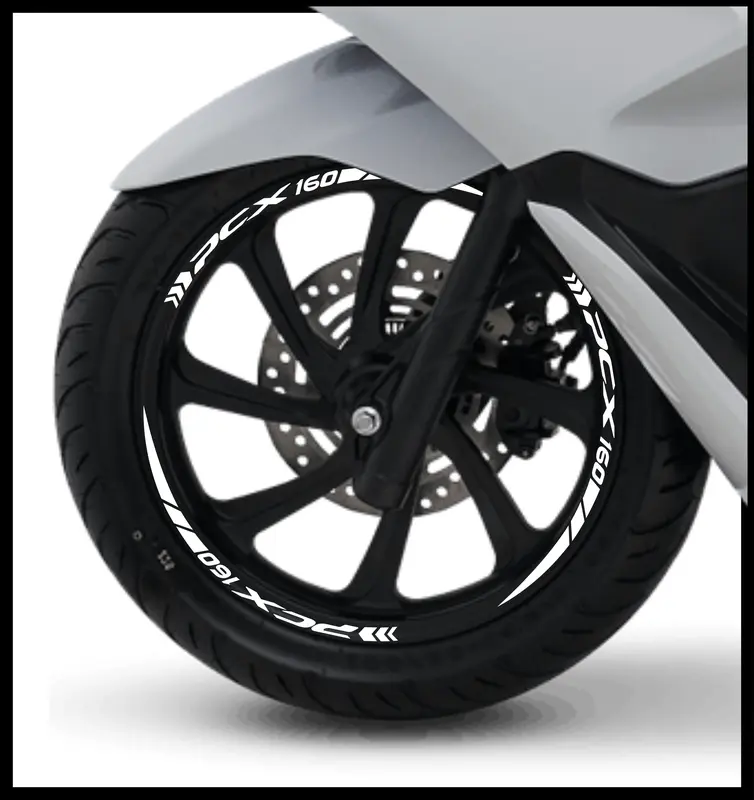 Stiker Velg PCX 160 list cutting sticker Bahan Nyala fosfor 0