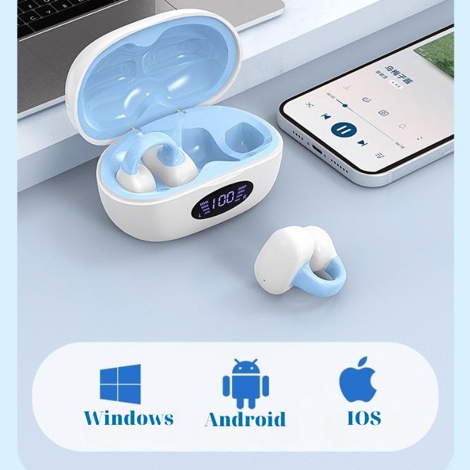 Tai nghe Bluetooth đeo vành tai I113- Phong cách thể thao, đeo thoải mái, cảm ứng vân tay cùng đèn Led hiện đại, pin khỏe, tích hợp nghe gọi. Nghe nhạc Earphone 7