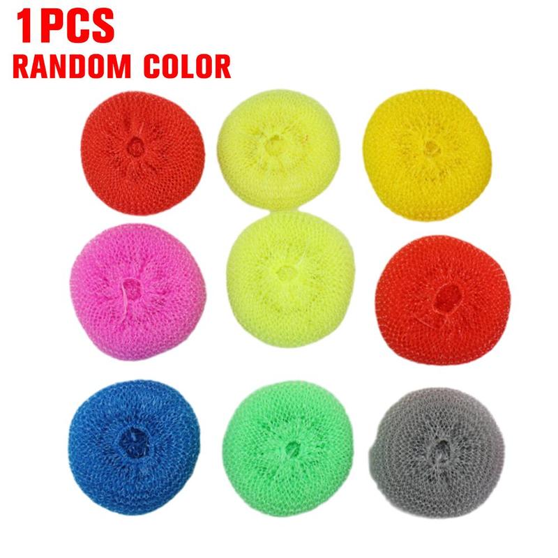 Product Introduction of Pot Brush Dishwash Ball Kitchen Pot Brush Artifact Cleaning Ball Plastic Steel Wire Ball 20