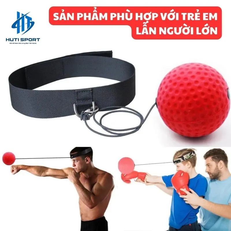 Bóng Tập Phản Xạ Boxing Cao Cấp, Bóng Tập Luyện Tay Đấm Bốc Võ Thuật Đeo Đầu Loại Nhẹ Và Nặng 7
