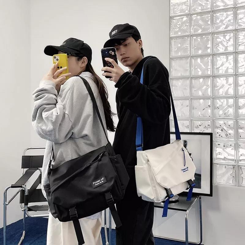 [MẪU MỚI]Túi đeo chéo nam nữ unisex đi học, đi chơi vải chống thấm nước/phong cách Hàn Quốc( 3 MÀU CÁ TÍNH) Đeo Vai Da Canvas Bag