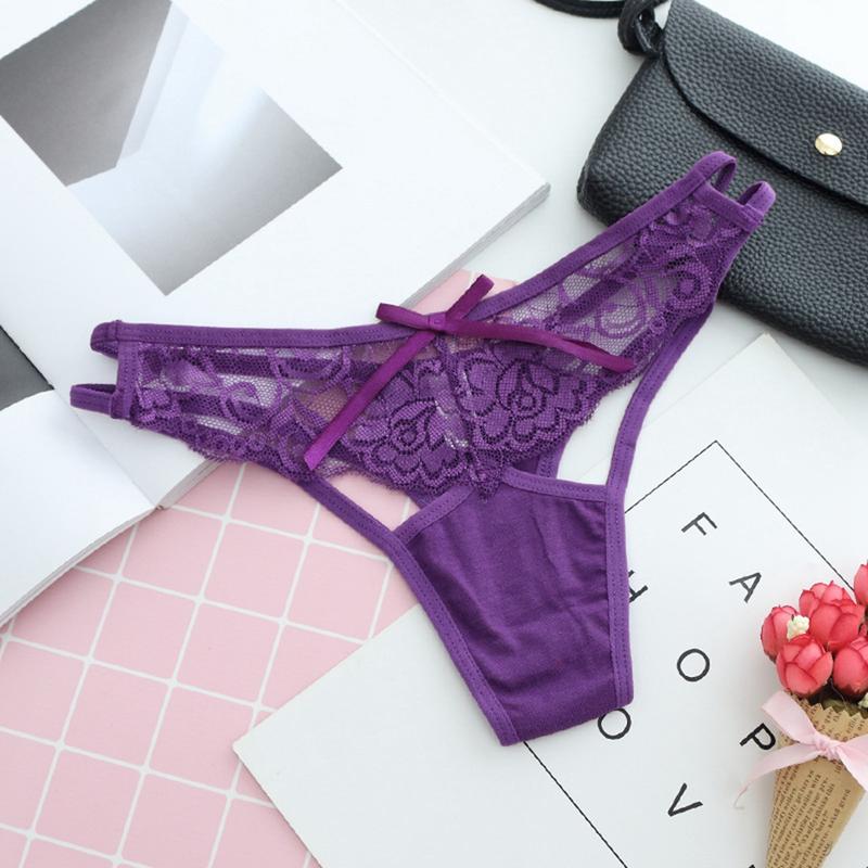 Product Introduction of Đồ Lót Ren, Lãng Mạn Và Gợi Cảm, Dành Cho Phụ Nữ, Quần Lót khoét Dây Sex, Quần Lót Trong Suốt, Không Đường May, Đồ Lót Nữ Women 12