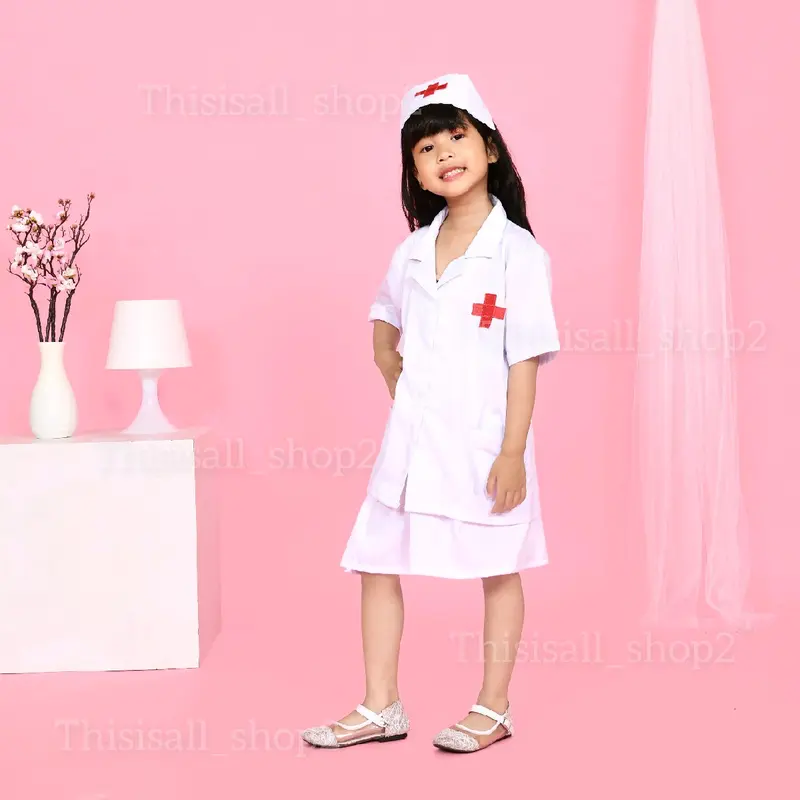 BAJU DOKTER ANAK / BAJU SUSTER ANAK / BAJU DOKTER Karakter Kartun Film/TV Fashion 2