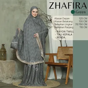 Mukena Ryn Zhafira Rayon Twill Super Jumbo