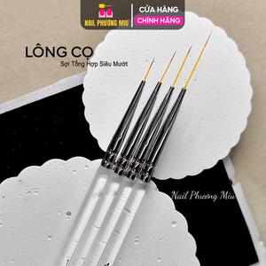 Cọ Nét Cán Trong Kolinsky OPI Số 2 Đầu 12mm Chuẩn Làm Nail, Lông Sợi Tổng Hợp, Vẽ Chi Tiết Móng Chính Xác Nữ Women