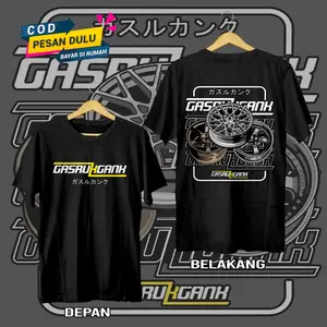 KAOS BAJU TSHIRT GASRUKGANK KAOS MOBIL STANCE KAOS DISTRO PRIA WANITA