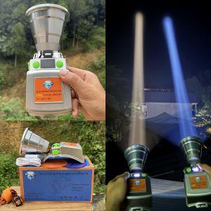 Đèn pin siêu sáng U353 thái lan pin 12-20 giờ sáng chiếu xa 1000m có 3 chóa đội đầu