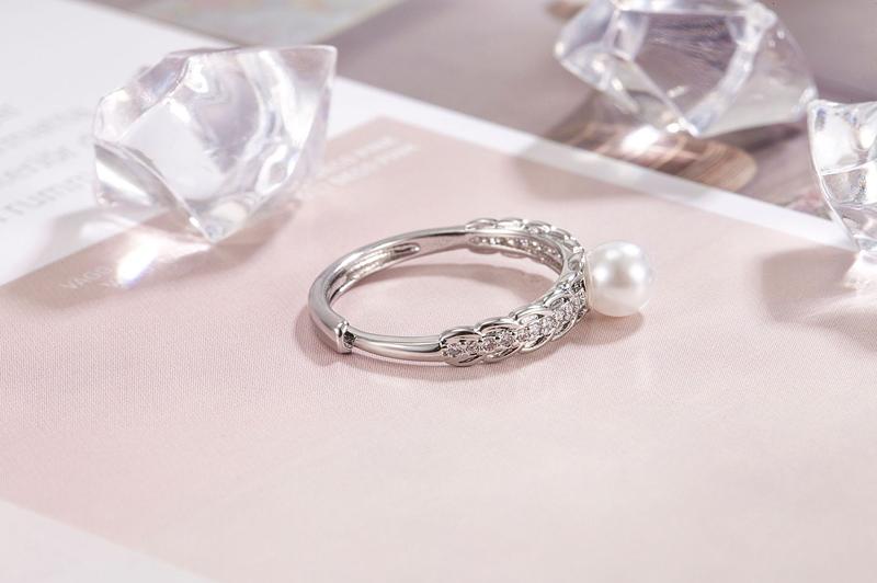 Product Introduction of Light Luxury Wheat Pearl Ring |   Antique Style Zircon Opening Adjustable Ring |   Special-Interest Design Women's Index Finger Ring |   All-Matching Daily High-Grade Accessories 4