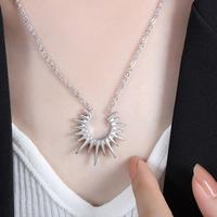 Gambar 【STOPEREL】Kalung Matahari Baja Titanium Wanita Liontin Hollow-out Kalung Rantai Klavikula High-end - Gold dari STOPEREL Kota Bekasi 3 Tokopedia