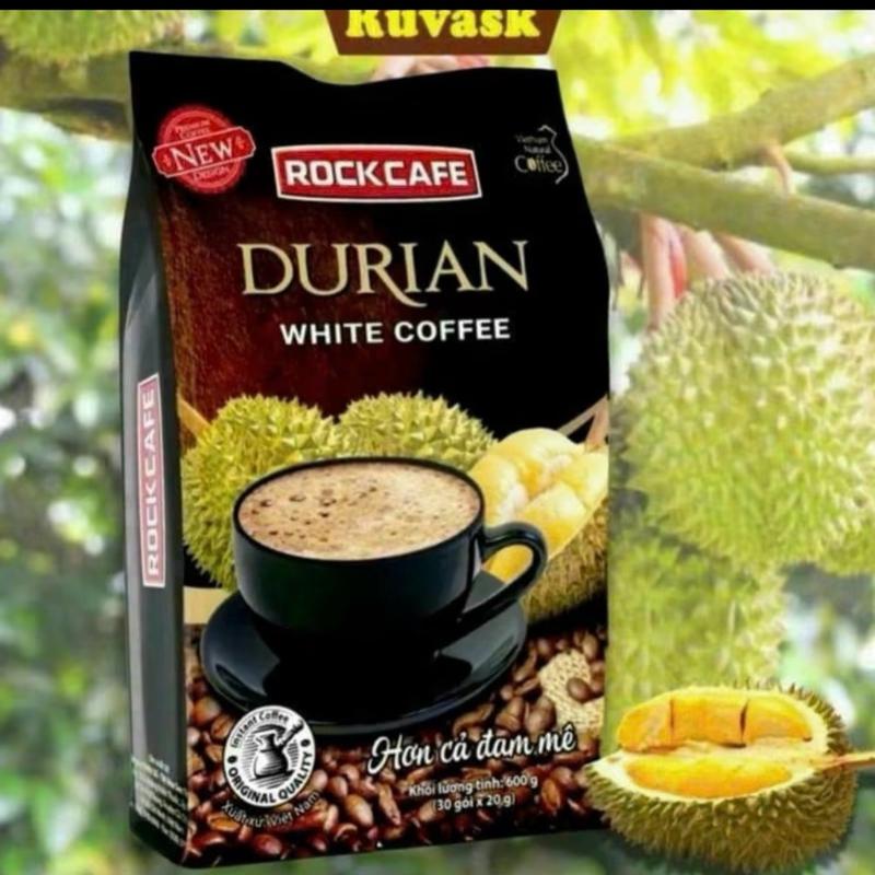 Cafe sầu riêng - rockcafe - túi 30 gói x 20gr
