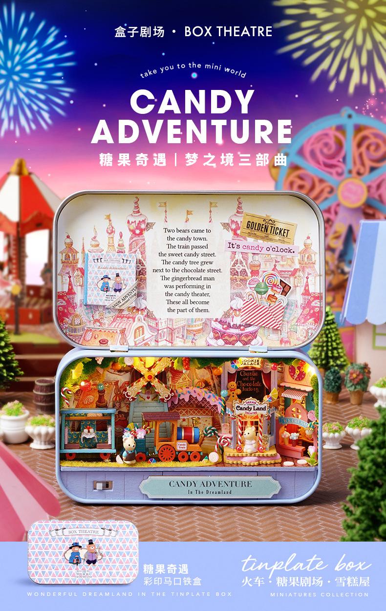Product Introduction of Zhiquwu DIY Mini House Box Theater Handmade Assembly Model House Creative Toy House Girl's Birthday Gift 10