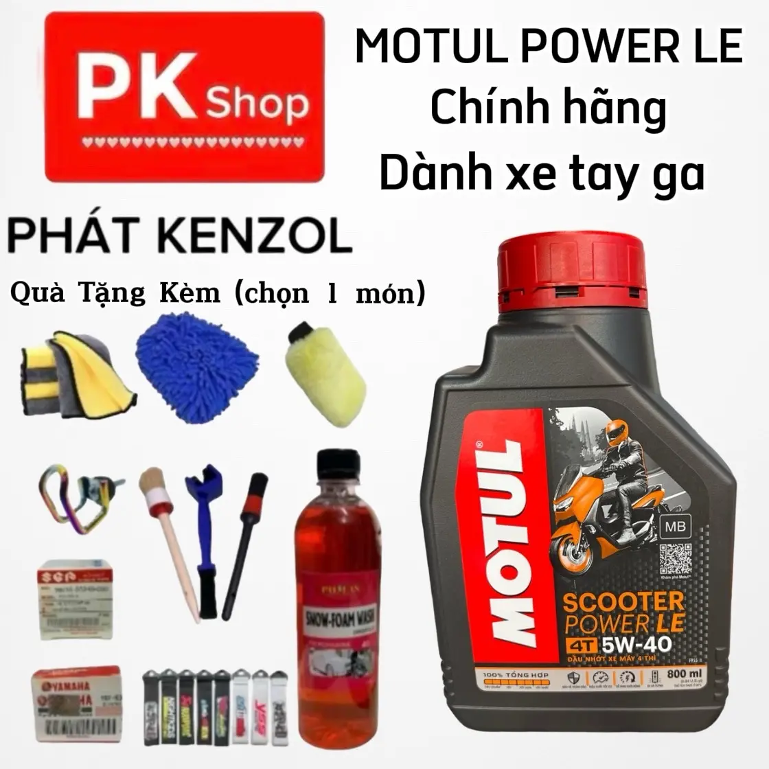 MOTUL TAY GA Power LE 5W-40 4T Chỉ Số Nhớt API SN* FULL TỔNG HỢP Dầu Nhớt Dầu