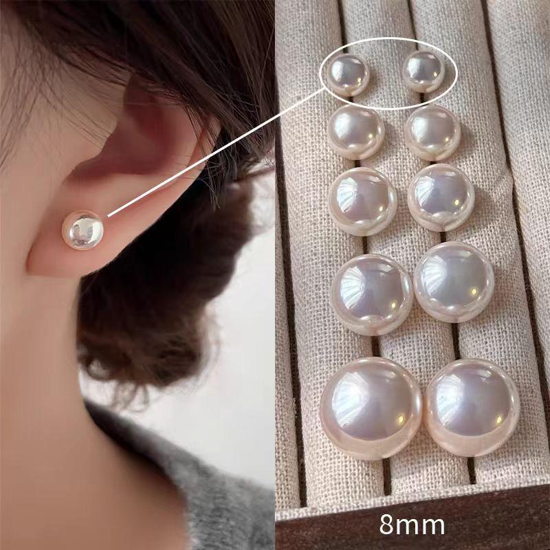 Product Introduction of Bông Tai Đinh tán Hạt Đèn Bột Mì, Nữ, Màu Bạc, Giá Cả Phải Chăng, Sang Trọng Và Thanh Lịch, Hàng Mới Về Năm 2024, Hoa Tai Đặc Biệt 24