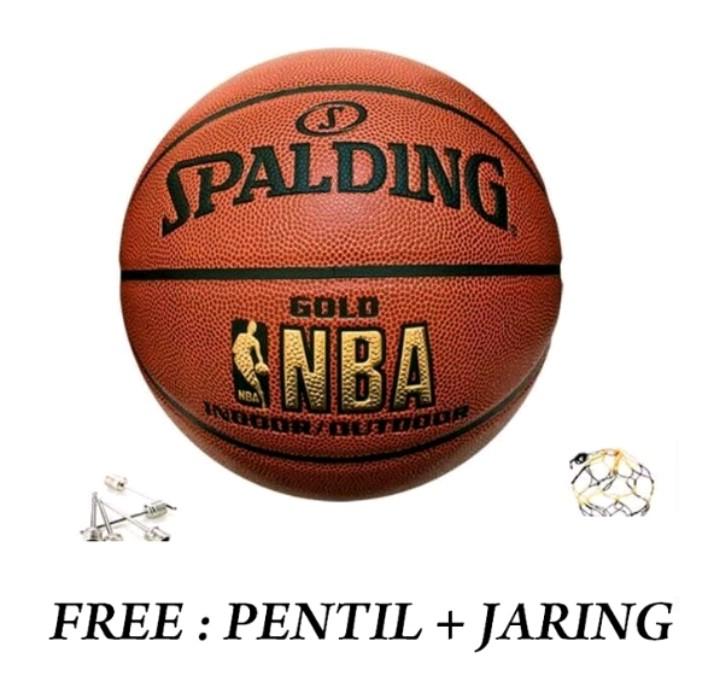 Bola Basket Spalding NBA Gold Soft Cover 2