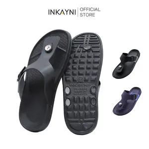 INKAYNI Explorer Sandal Jepit Pria sandal slop pria terbaru Size 39-44 Flip Flop Bahan Karet Casual Kekinian Sendal
