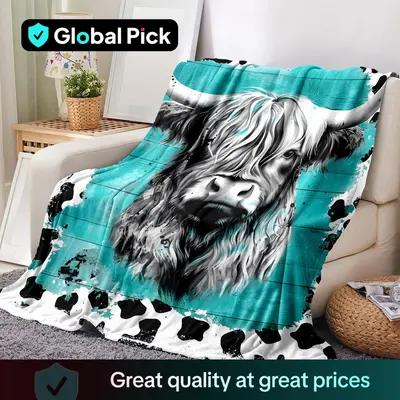 Cow 82x90 Blanket TikTok Shop
