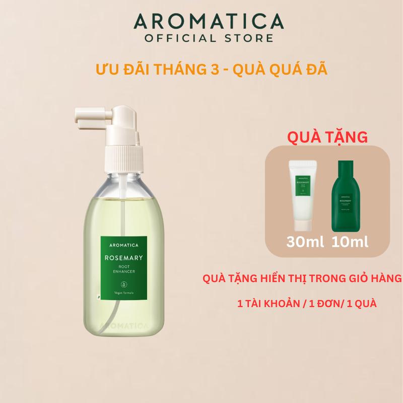 [LIVE] Xịt Dưỡng Chân Tóc Hương Thảo Aromatica Rosemary Root Enhancer 100ml Dưỡng Tóc